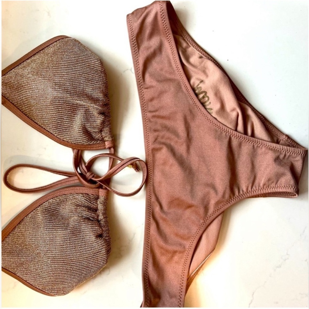 Sam Edelman Brown Bikini Set